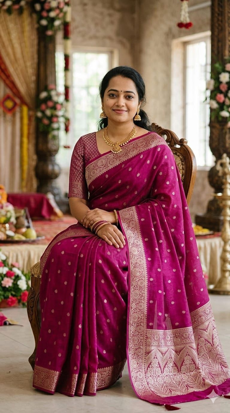 Beautiful Benarasi Viscose Silk Saree