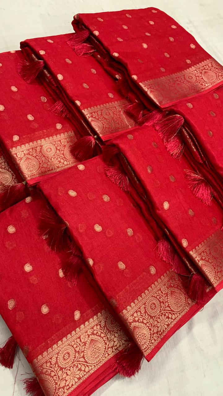 Beautiful Benarasi Viscose Silk Saree