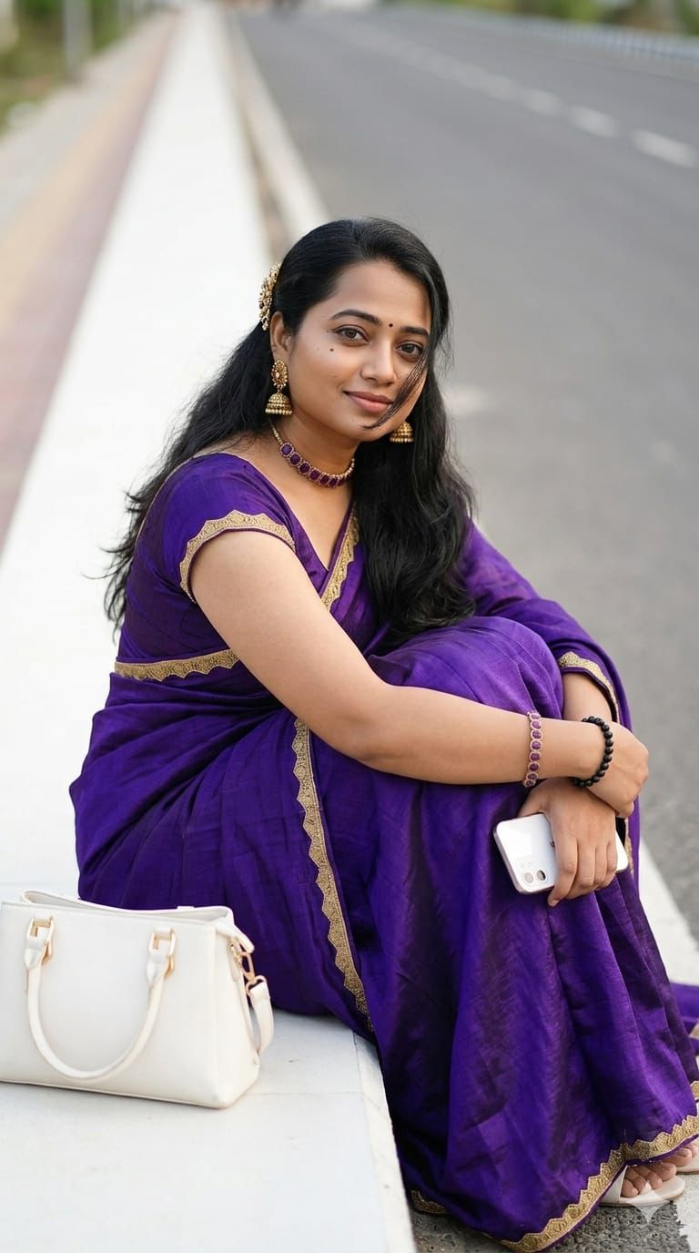 Premium Quality Dual Shade Space Silk Saree