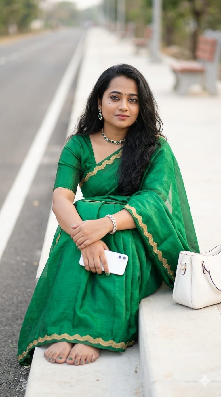 Premium Quality Dual Shade Space Silk Saree