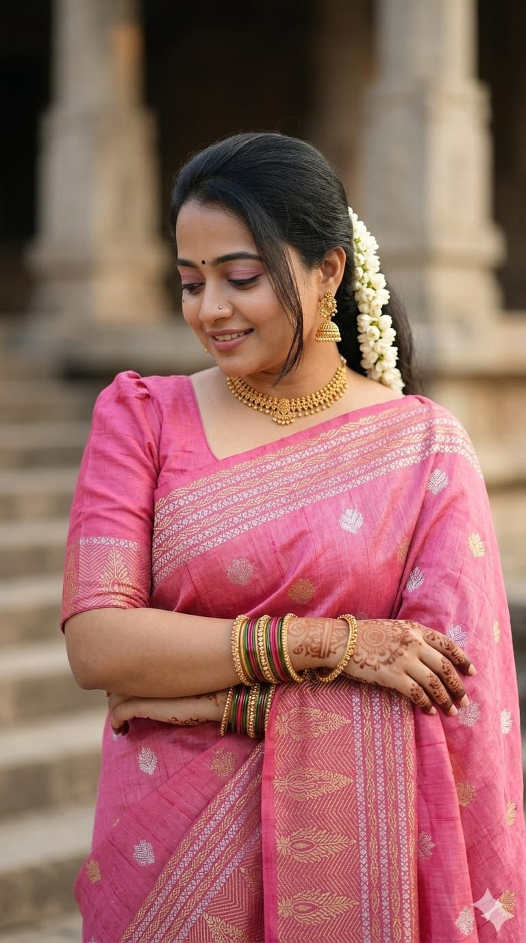 Matka Tussar Raw Silk