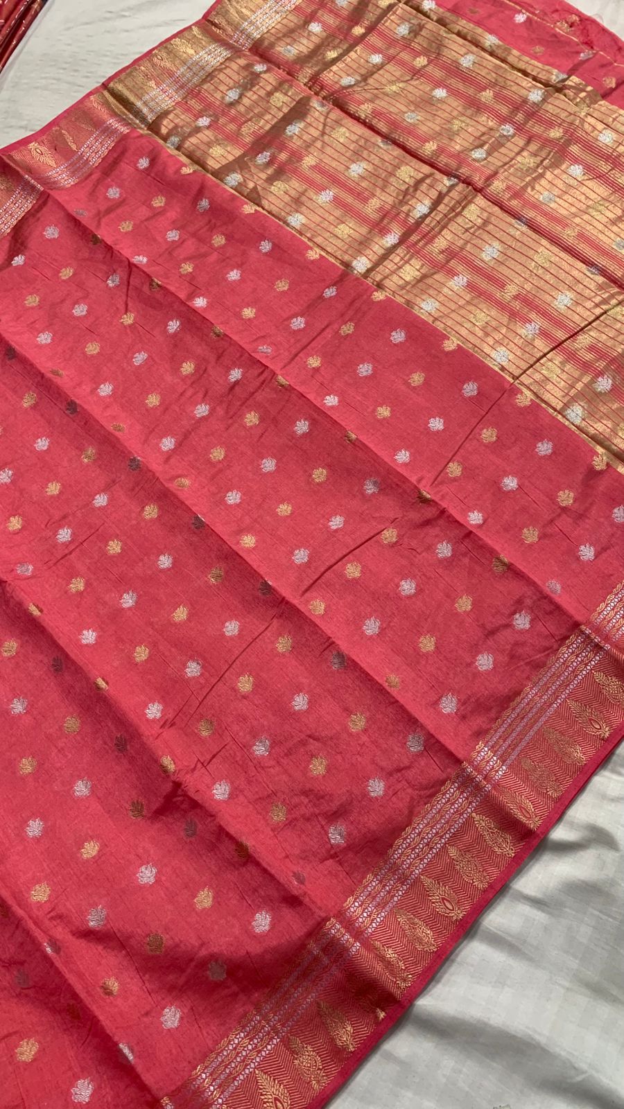 Matka Tussar Raw Silk