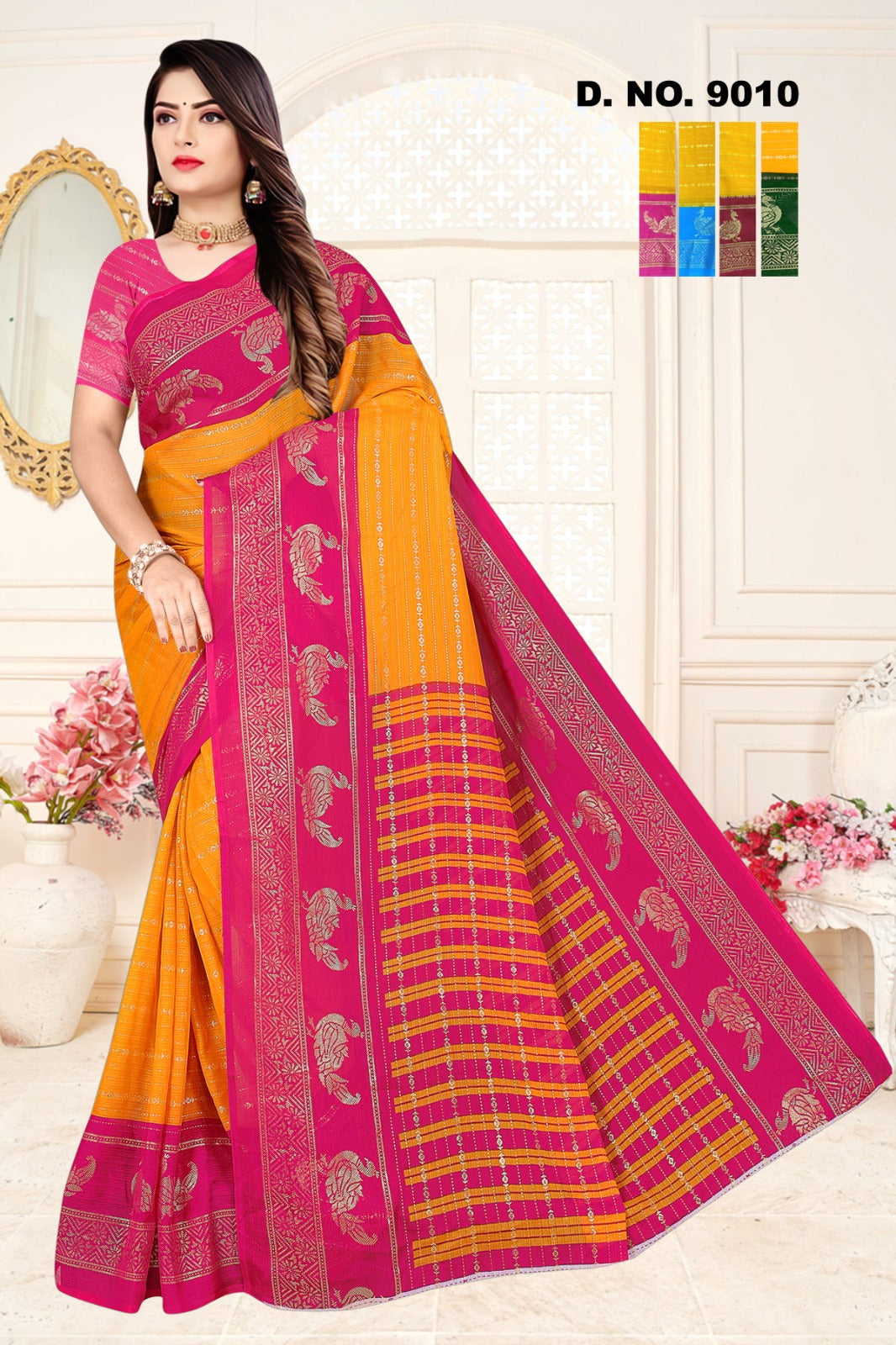Sharmili Georgette Foil Printed Saree