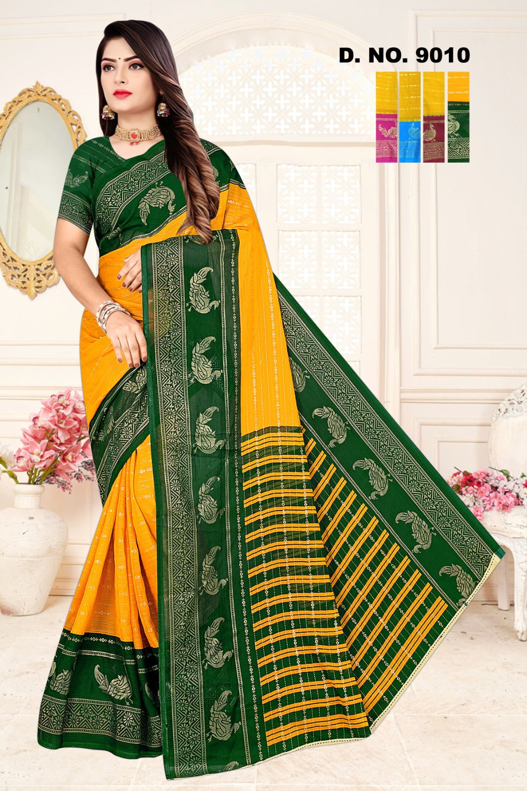 Sharmili Georgette Foil Printed Saree