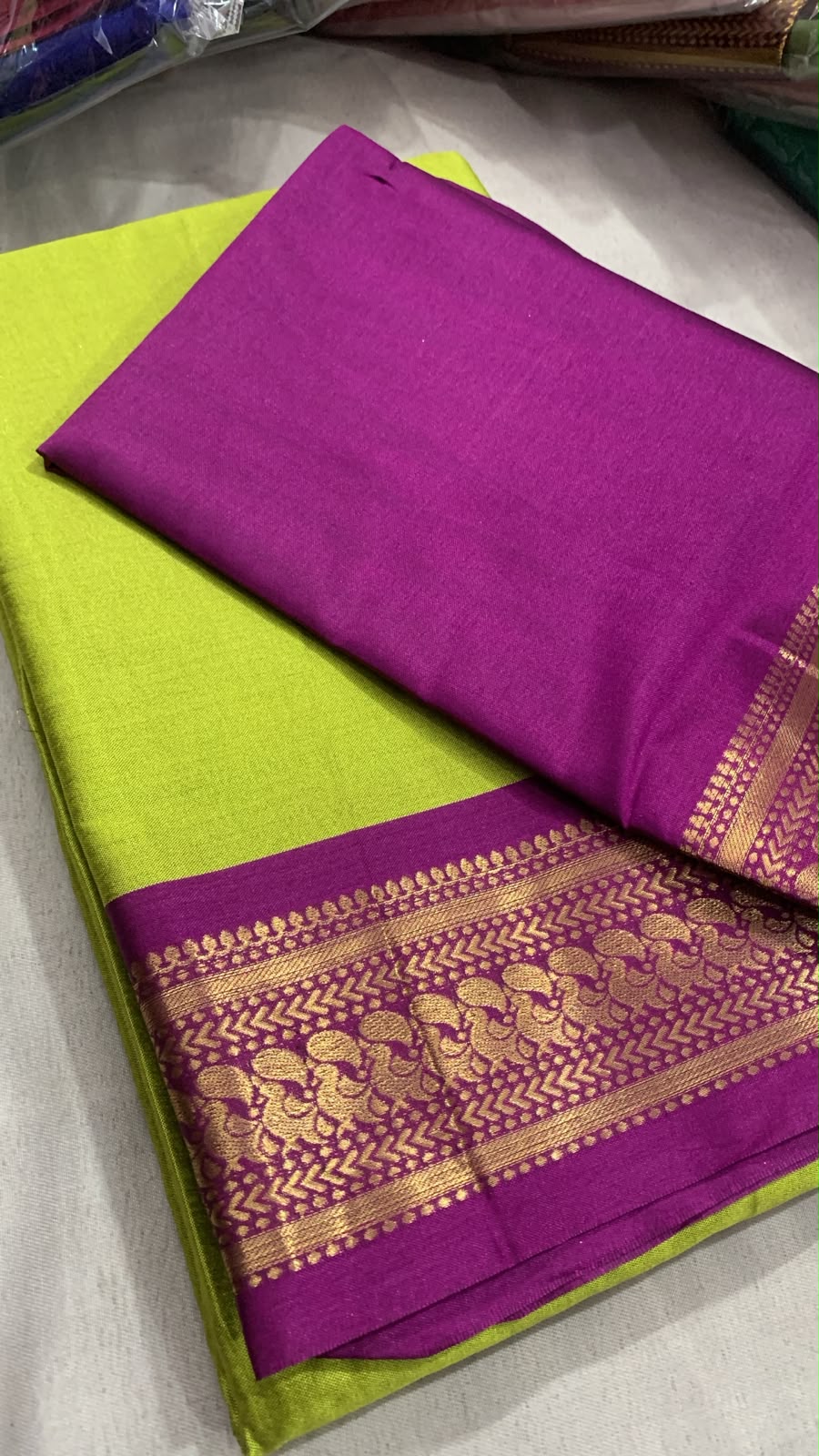 Kalyani Silk Saree With Double Side Contrast Border