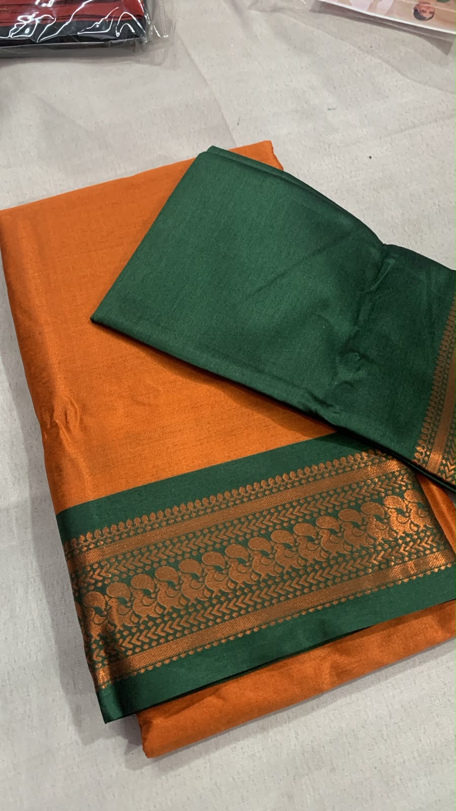 Kalyani Silk Saree With Double Side Contrast Border