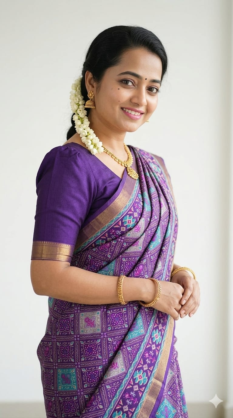 Malai Linen Cotton Saree