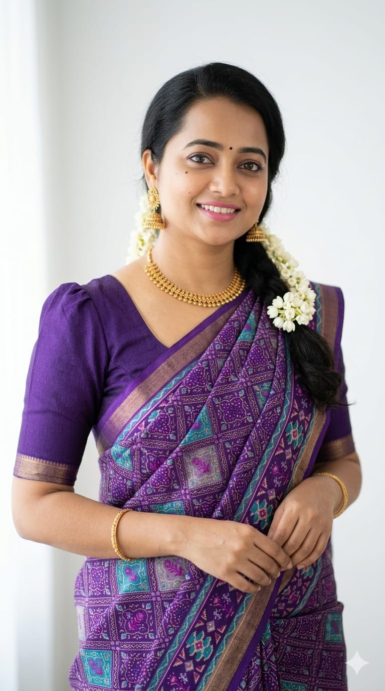 Malai Linen Cotton Saree