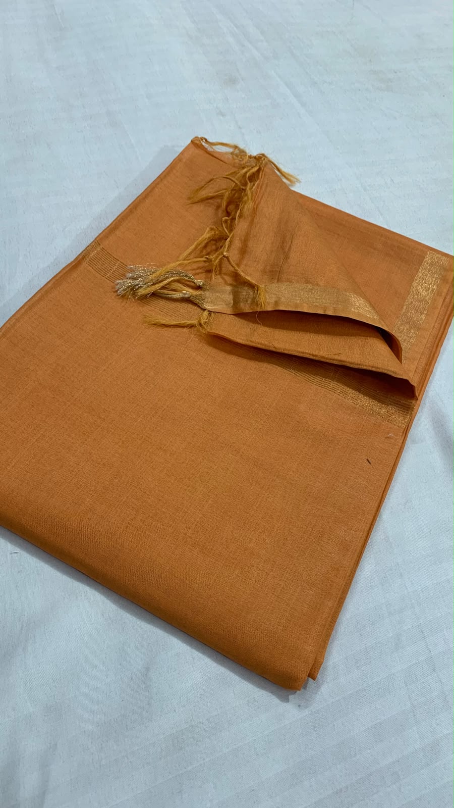 Matka Khicha Silk Saree with Patti Border