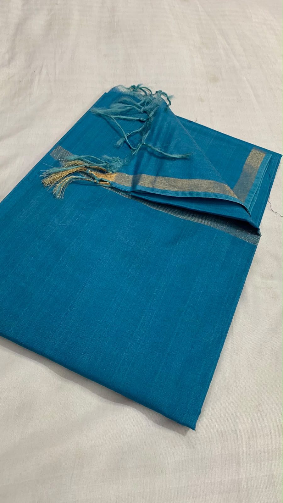 Matka Khicha Silk Saree with Patti Border