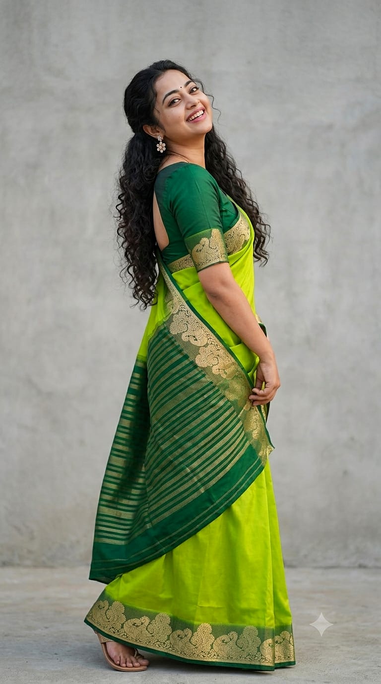 Mysore Crepe Silk Saree With Zari Weaving Border
