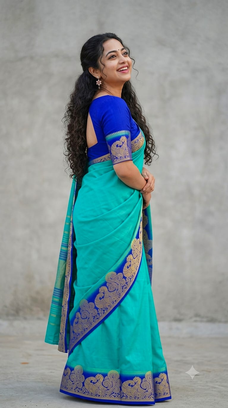 Mysore Crepe Silk Saree With Zari Weaving Border