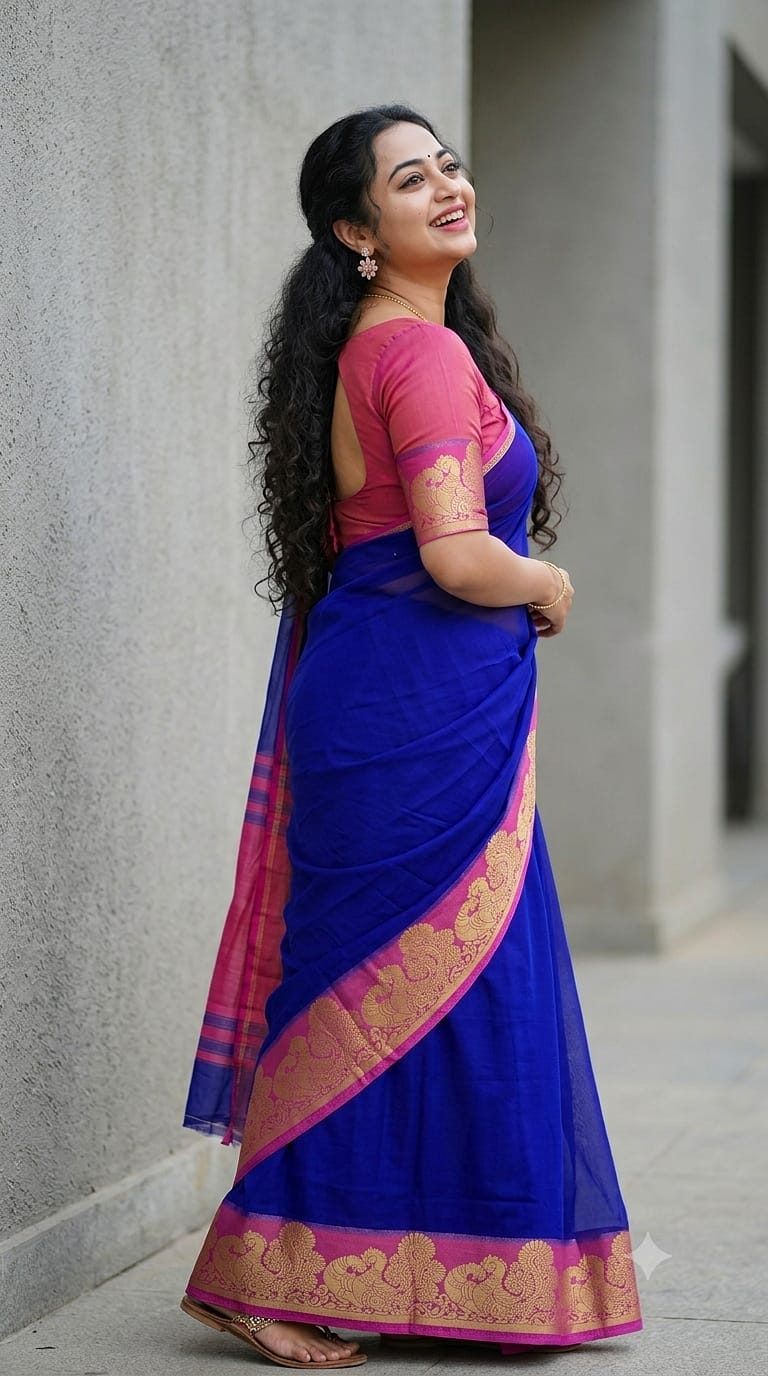 Mysore Crepe Silk Saree With Zari Weaving Border