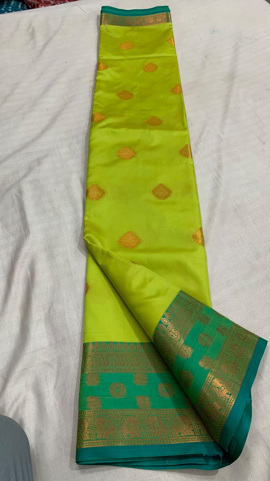 Soft Silk Copper Zari Weaving Saree