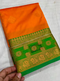 Soft Silk Copper Zari Weaving Saree