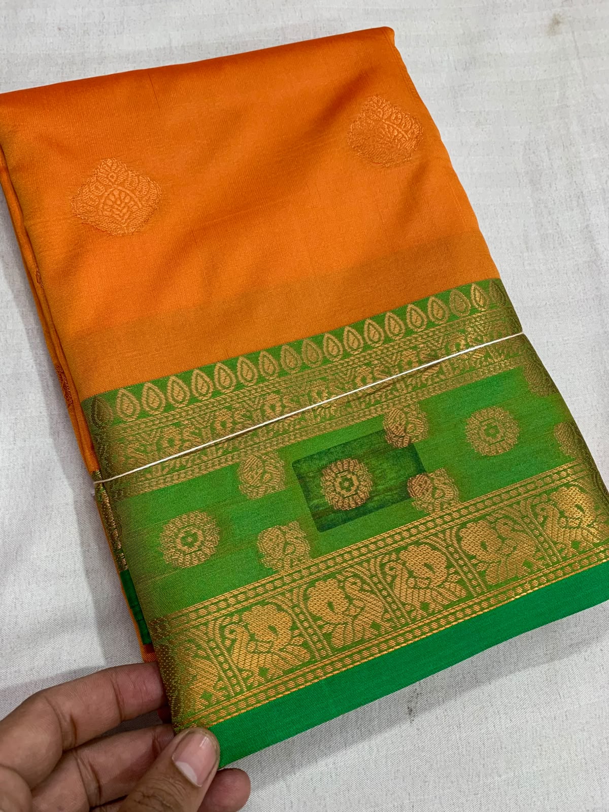 Soft Silk Copper Zari Weaving Saree