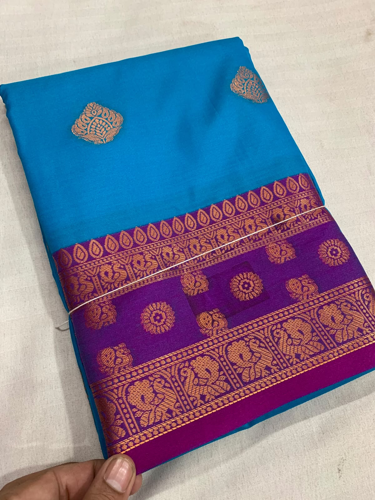 Soft Silk Copper Zari Weaving Saree
