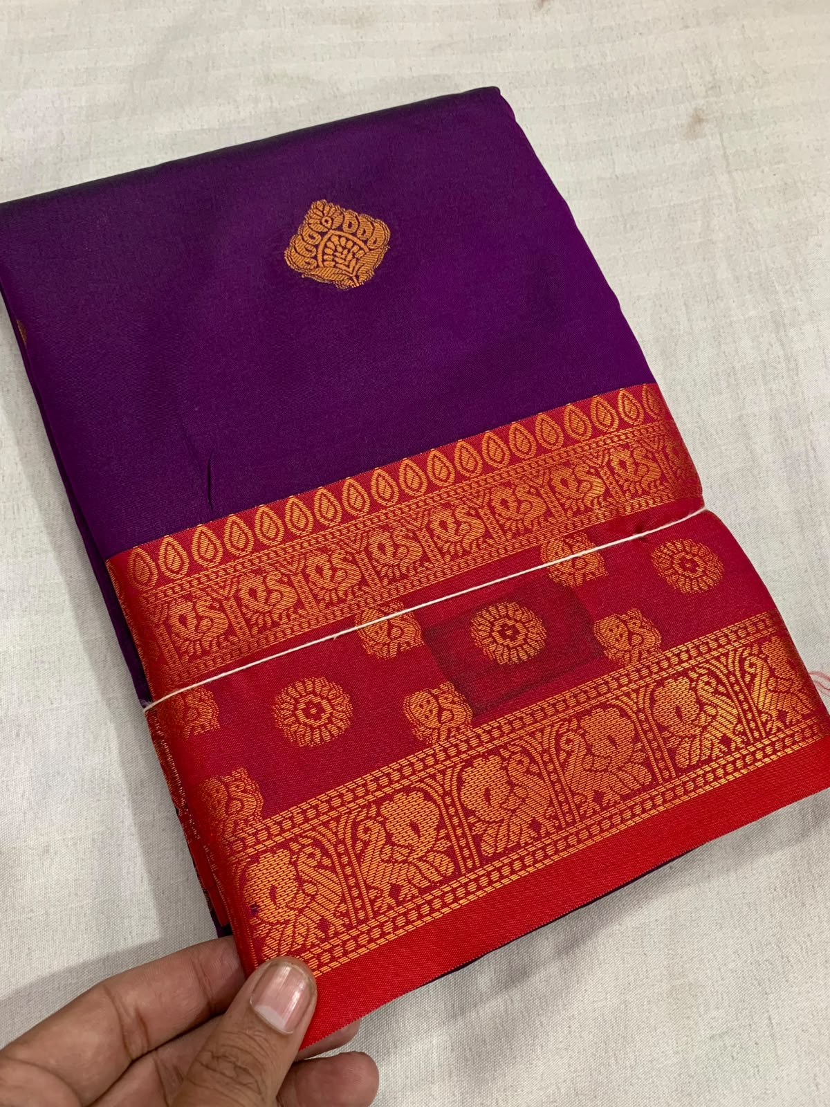 Soft Silk Copper Zari Weaving Saree