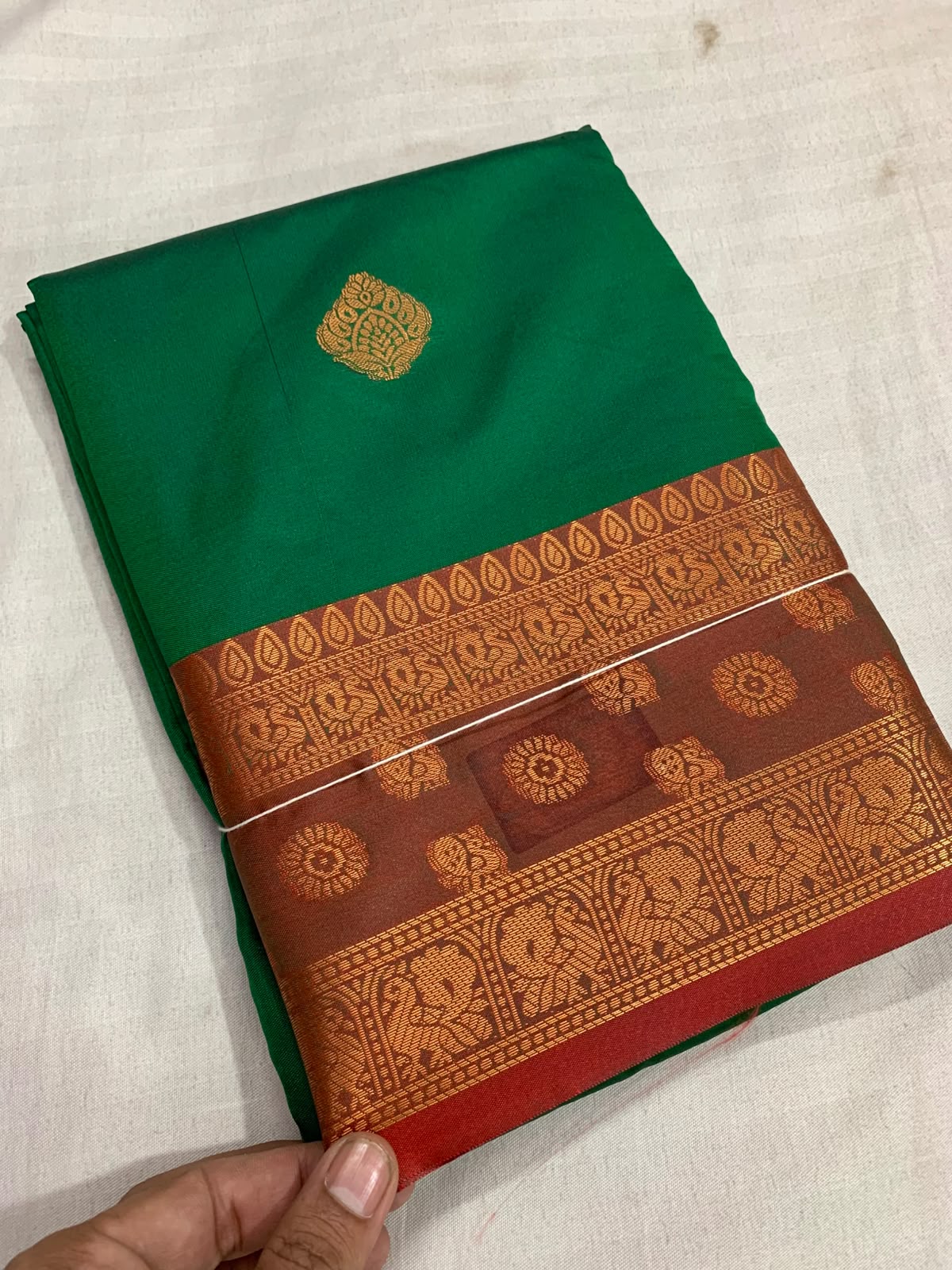 Soft Silk Copper Zari Weaving Saree