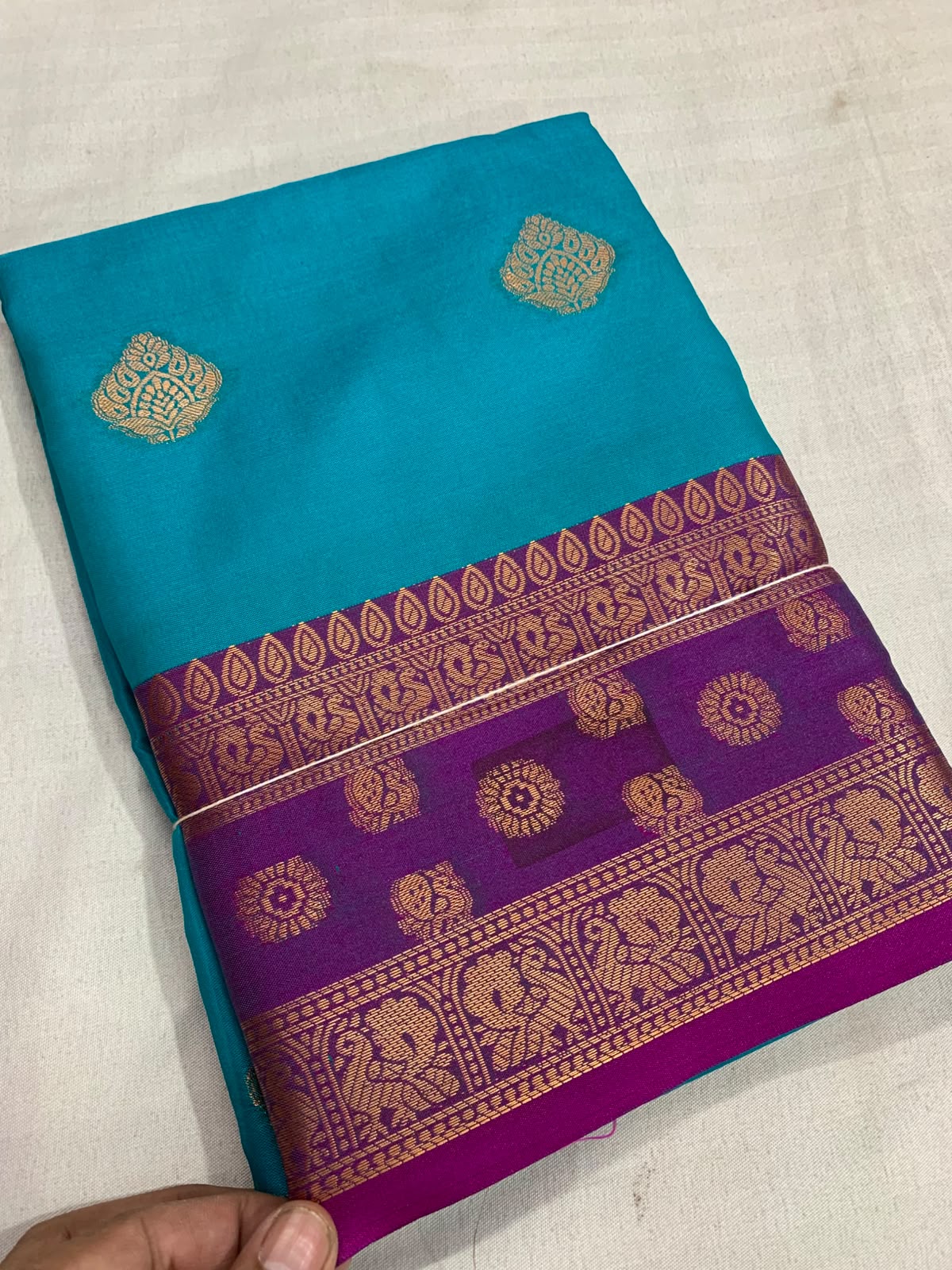 Soft Silk Copper Zari Weaving Saree