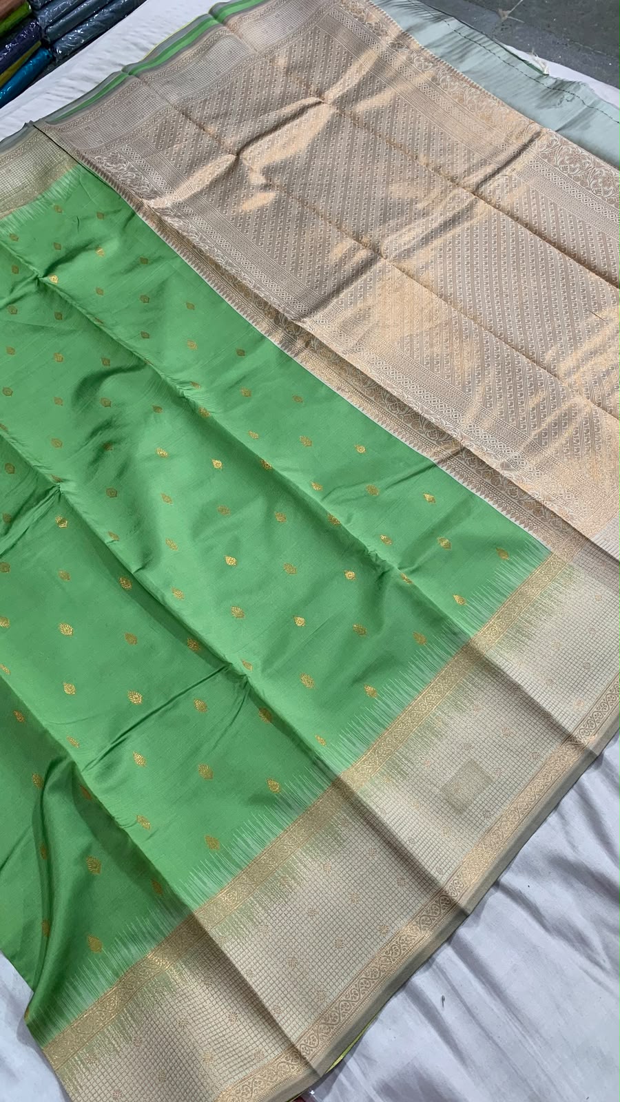 Samudrika Copper Zari Silk Saree