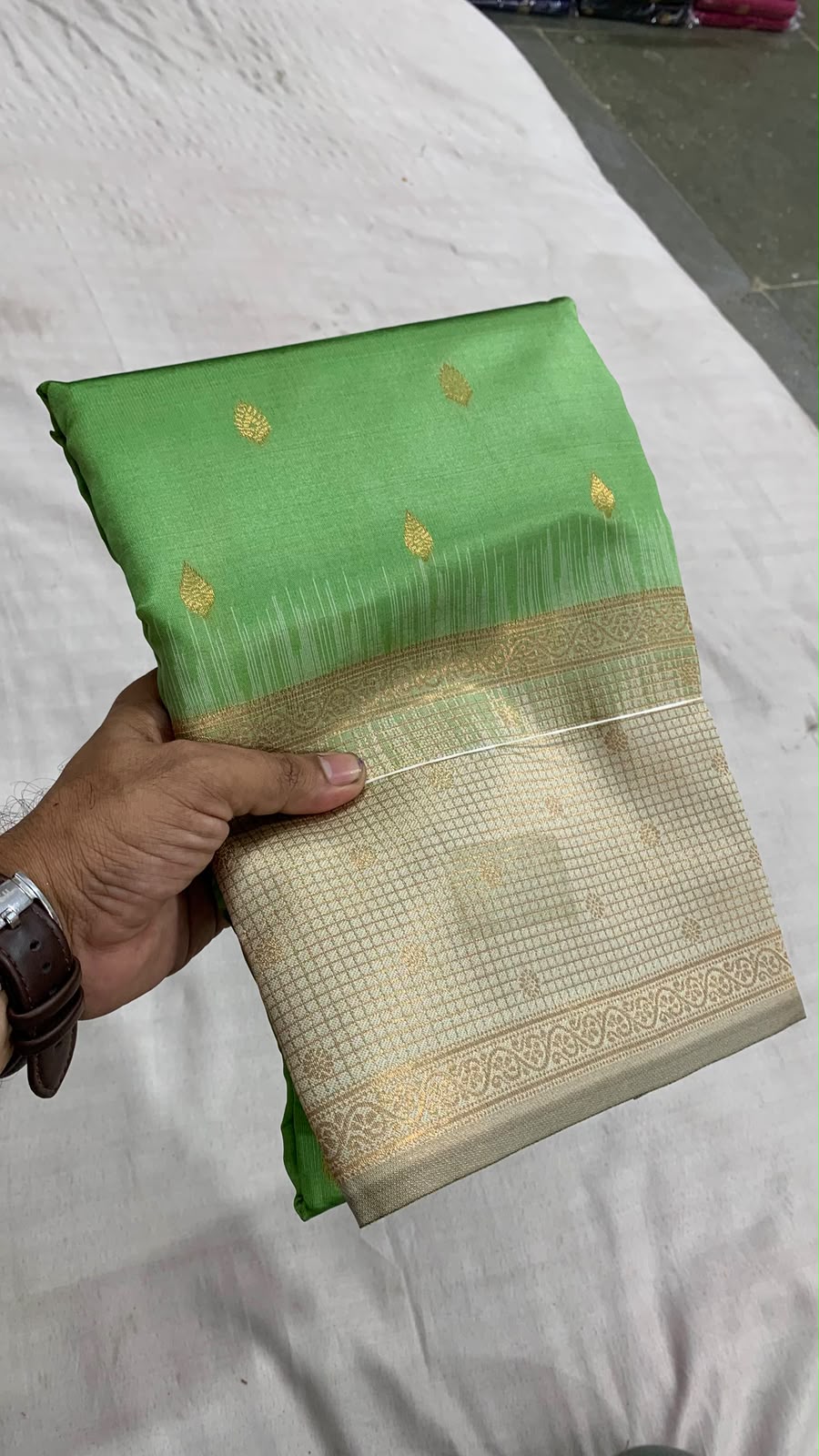 Samudrika Copper Zari Silk Saree