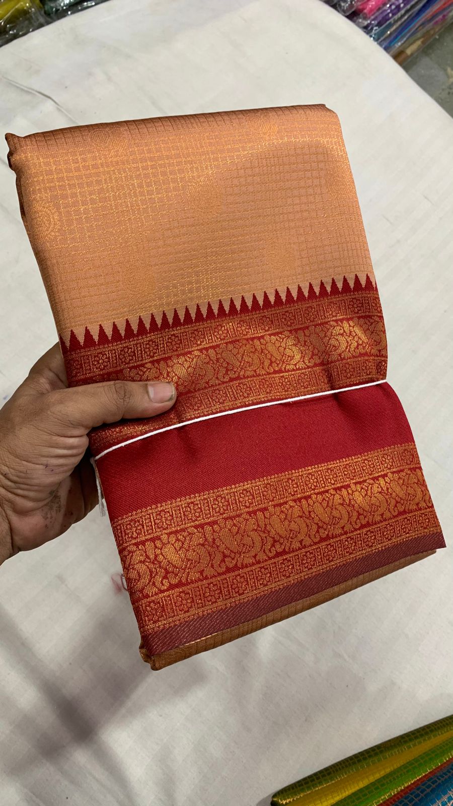 Annam Kattan Semi-Kanchi Silk Saree