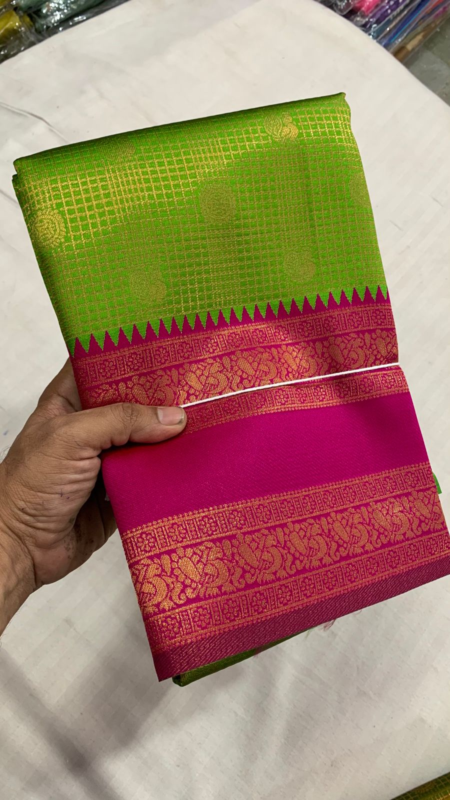 Annam Kattan Semi-Kanchi Silk Saree