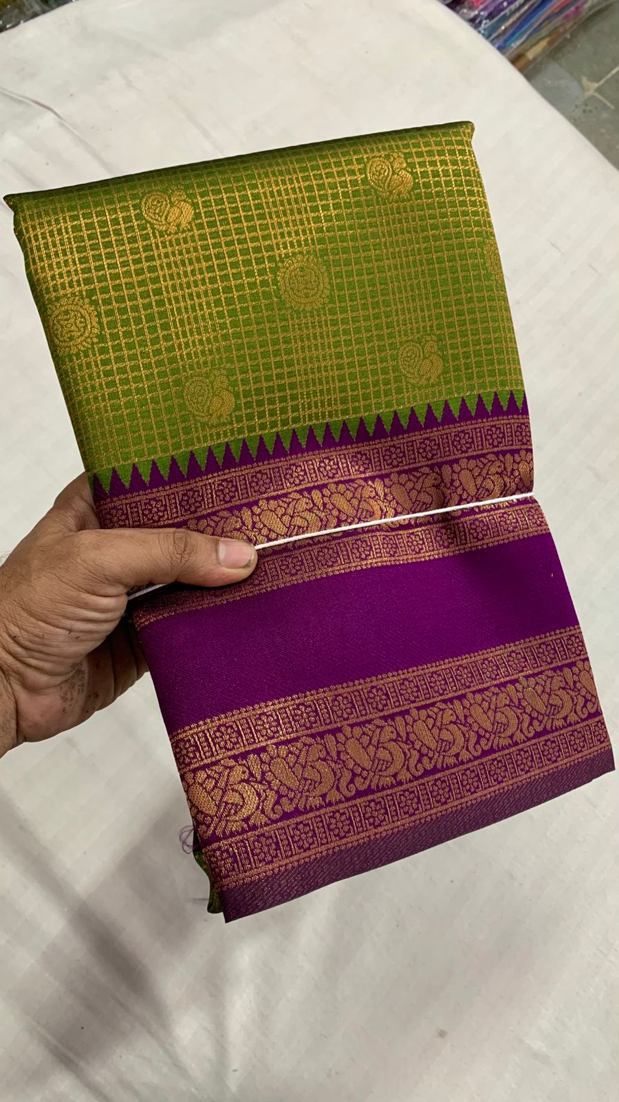 Annam Kattan Semi-Kanchi Silk Saree