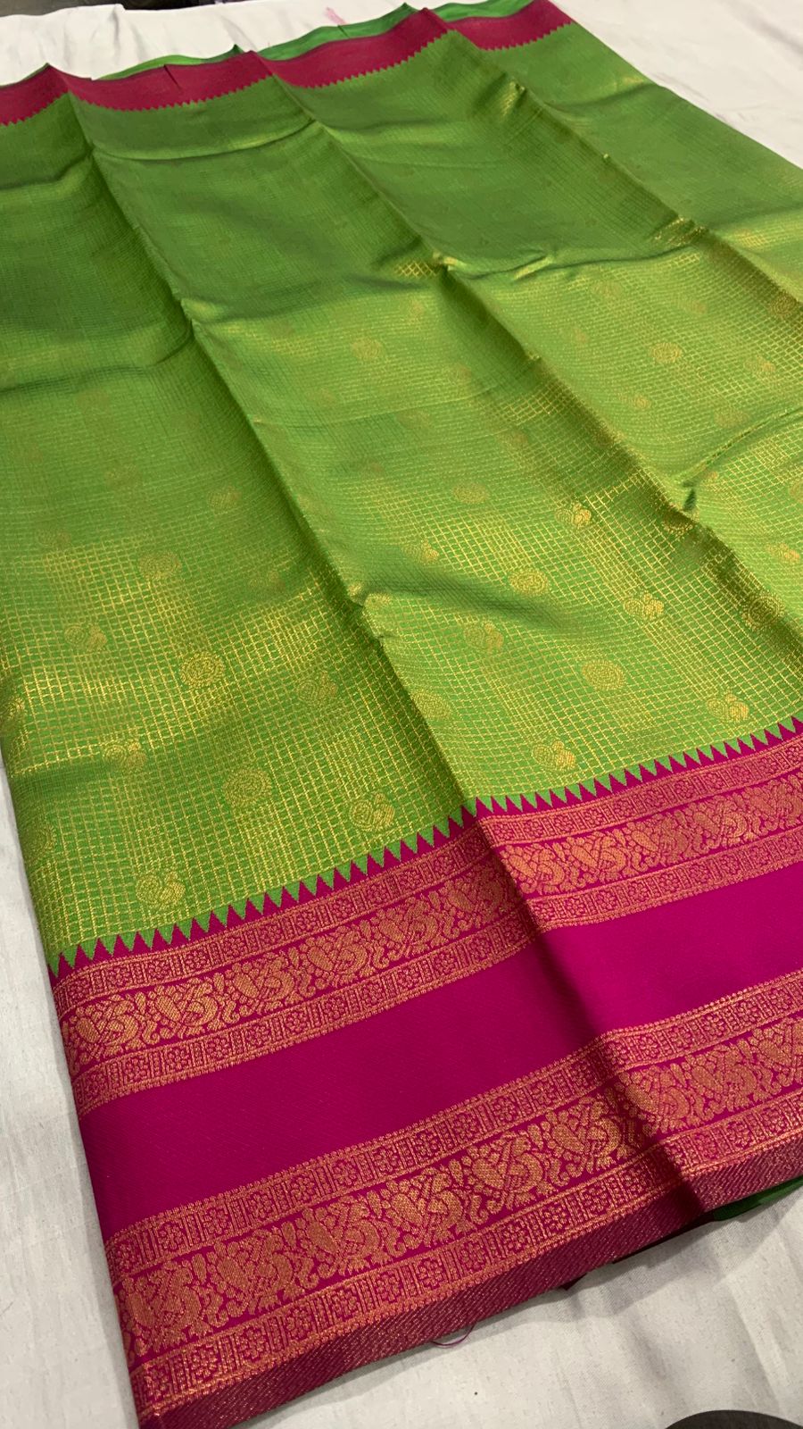 Annam Kattan Semi-Kanchi Silk Saree