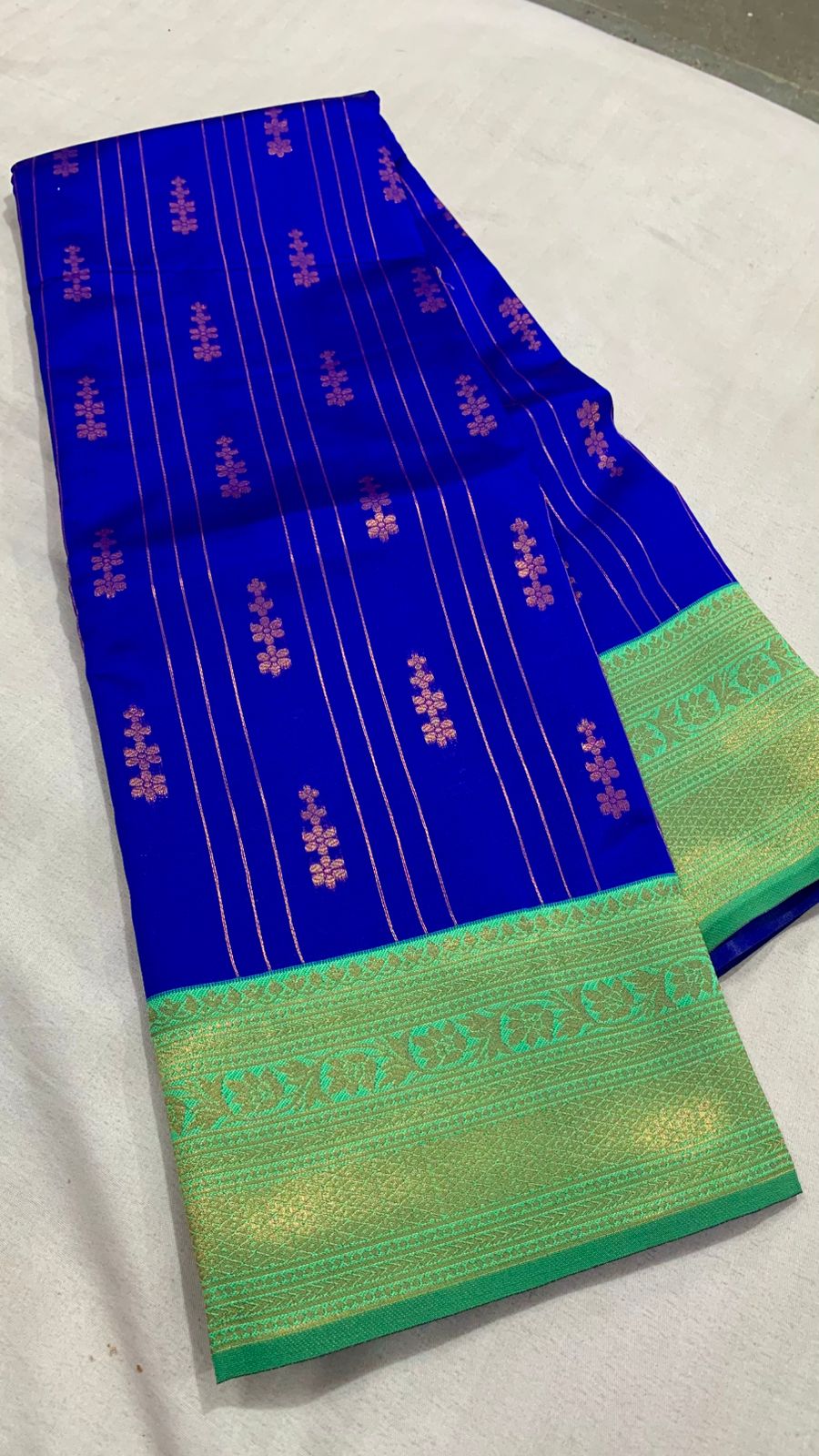 Samudrika Copper Zari Silk Saree