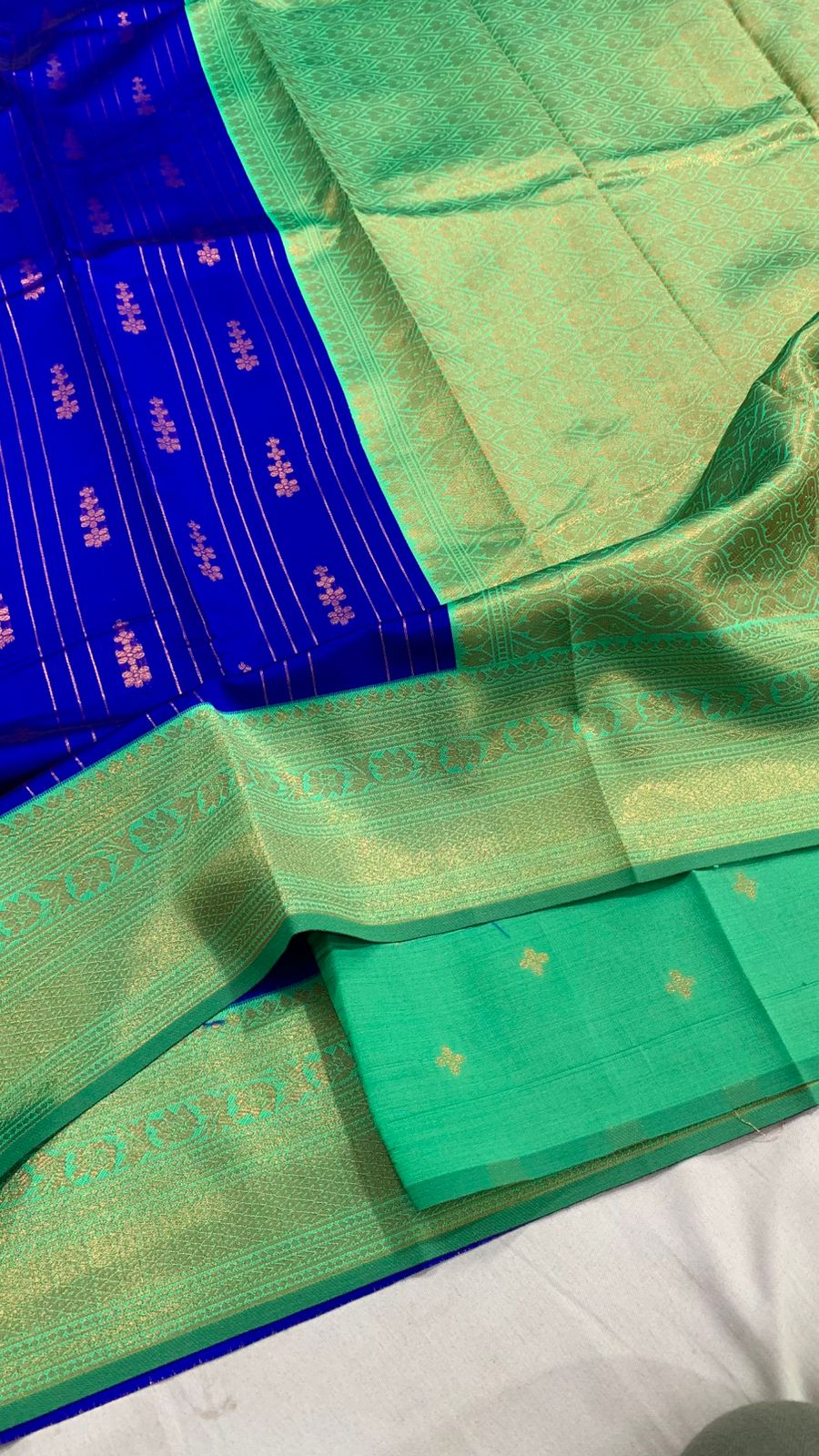 Samudrika Copper Zari Silk Saree