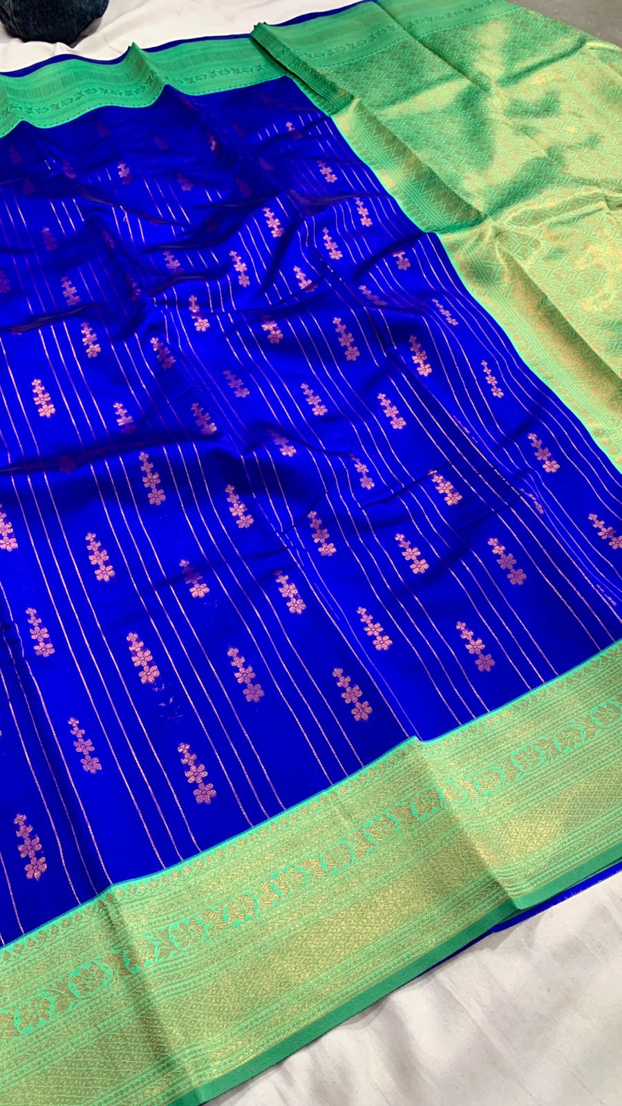 Samudrika Copper Zari Silk Saree