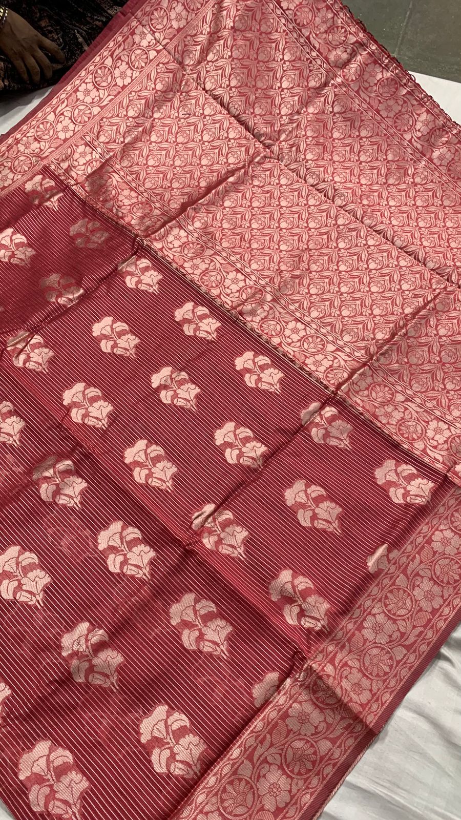 Kota Linen Thread Weave Saree