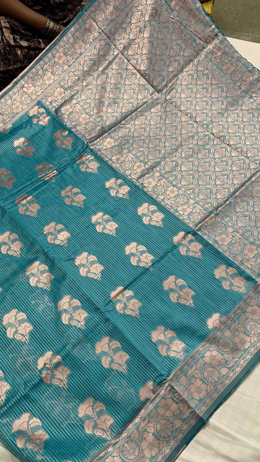 Kota Linen Thread Weave Saree