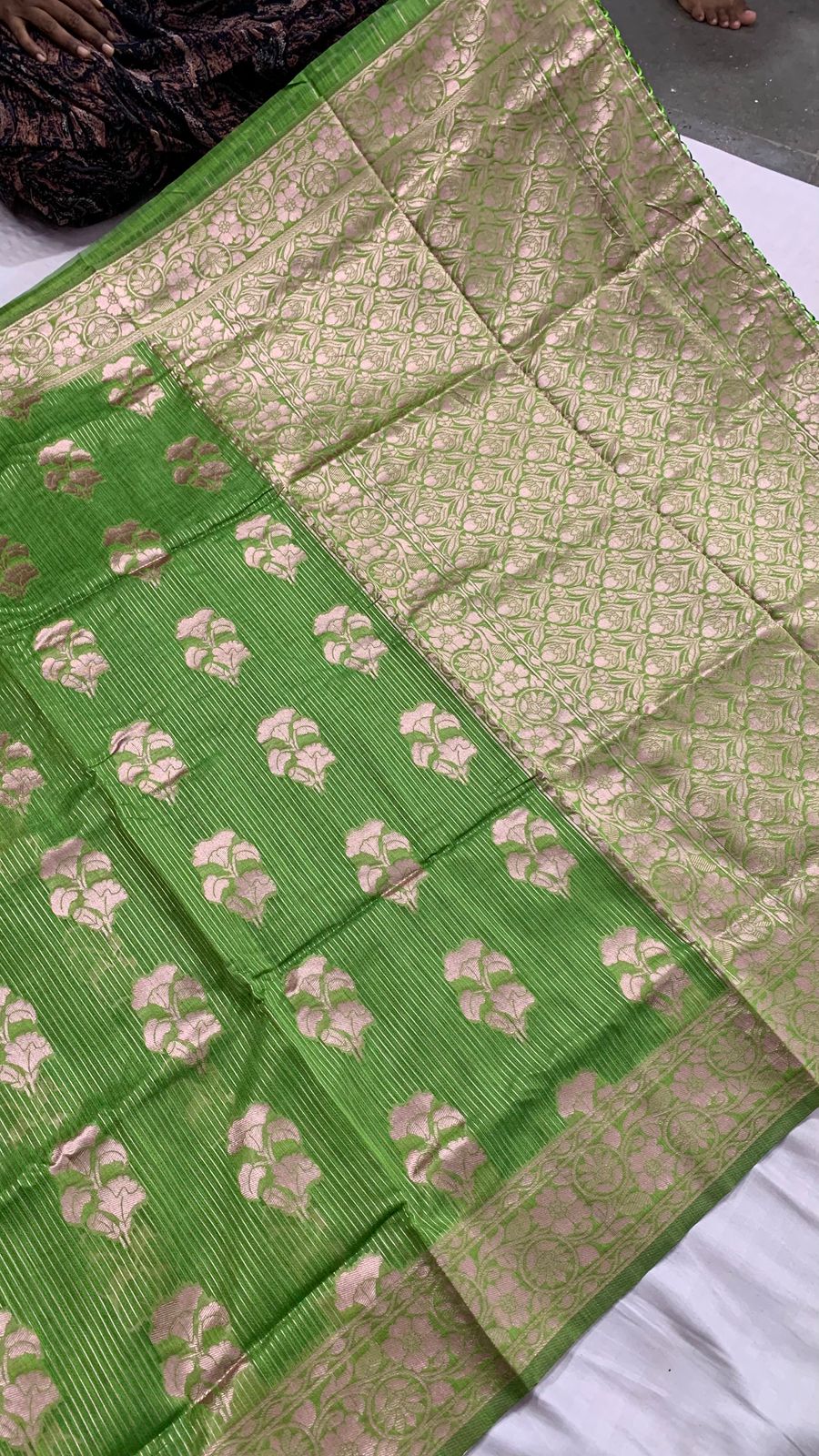 Kota Linen Thread Weave Saree