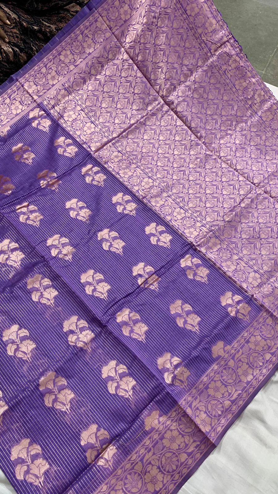 Kota Linen Thread Weave Saree