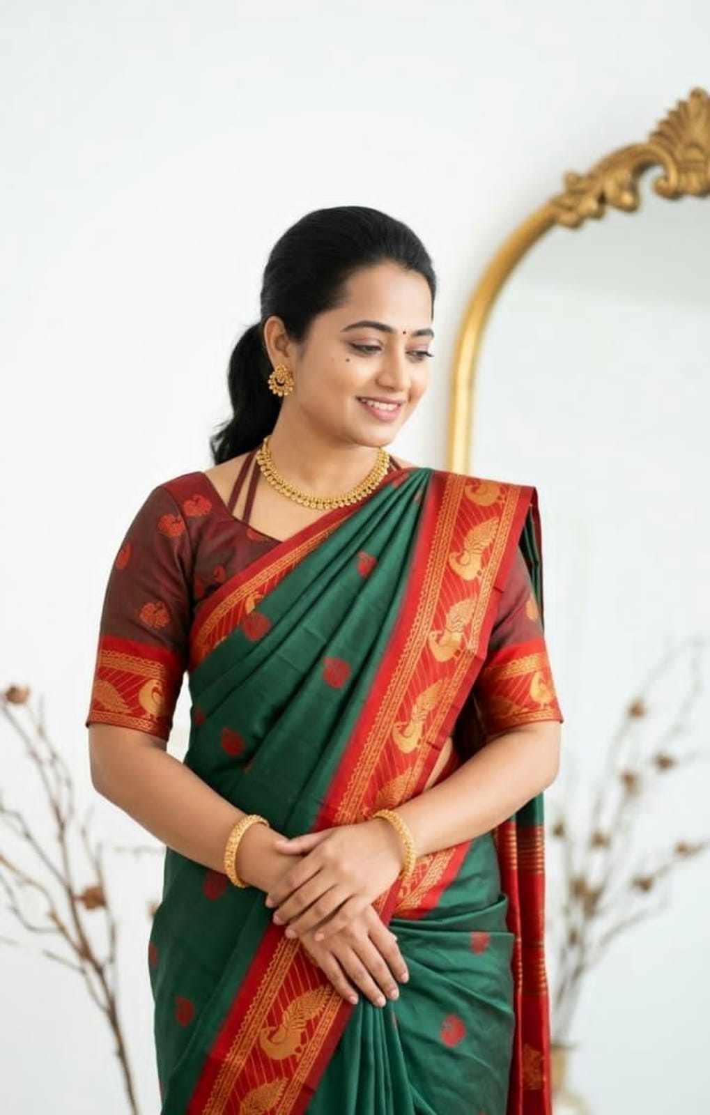 Kalyani Silk Annam Butta Saree