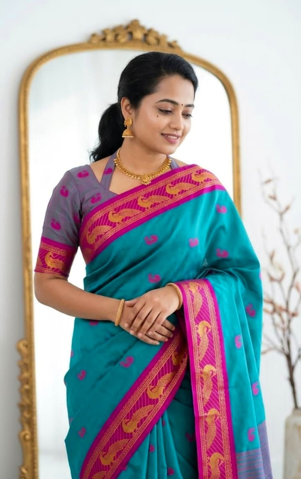 Kalyani Silk Annam Butta Saree