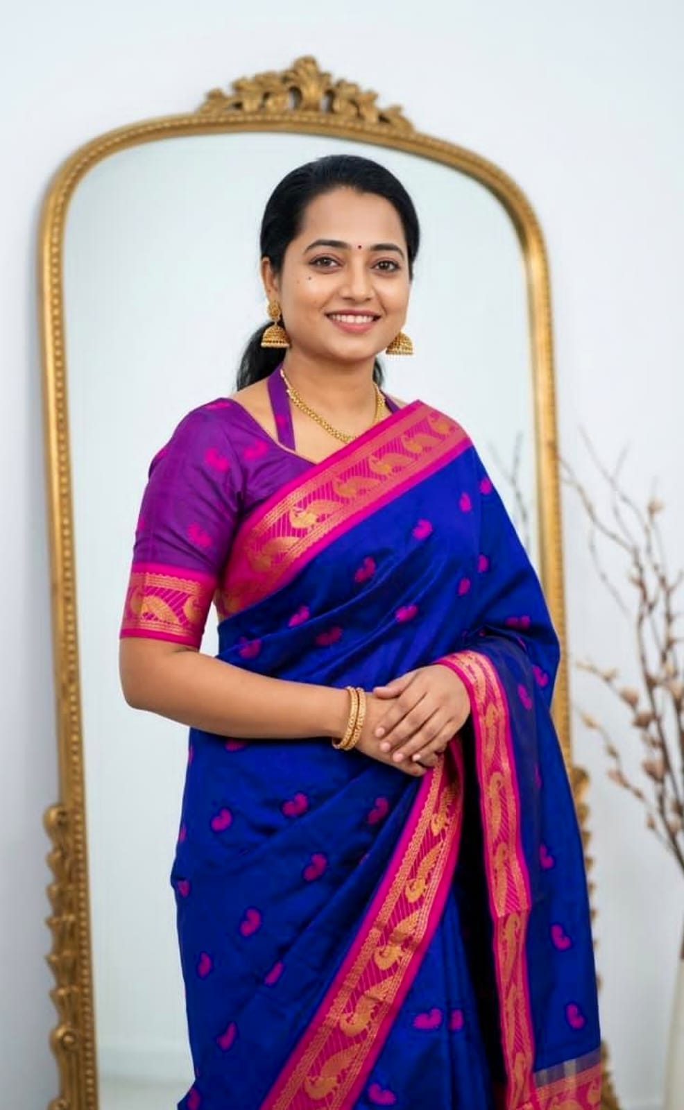 Kalyani Silk Annam Butta Saree