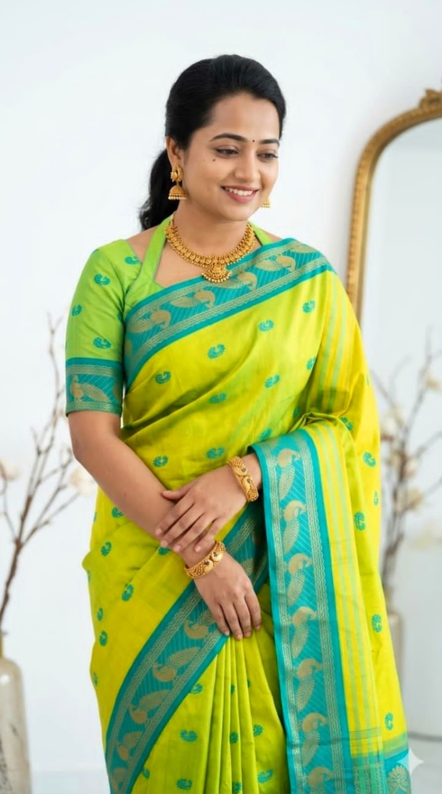 Kalyani Silk Annam Butta Saree
