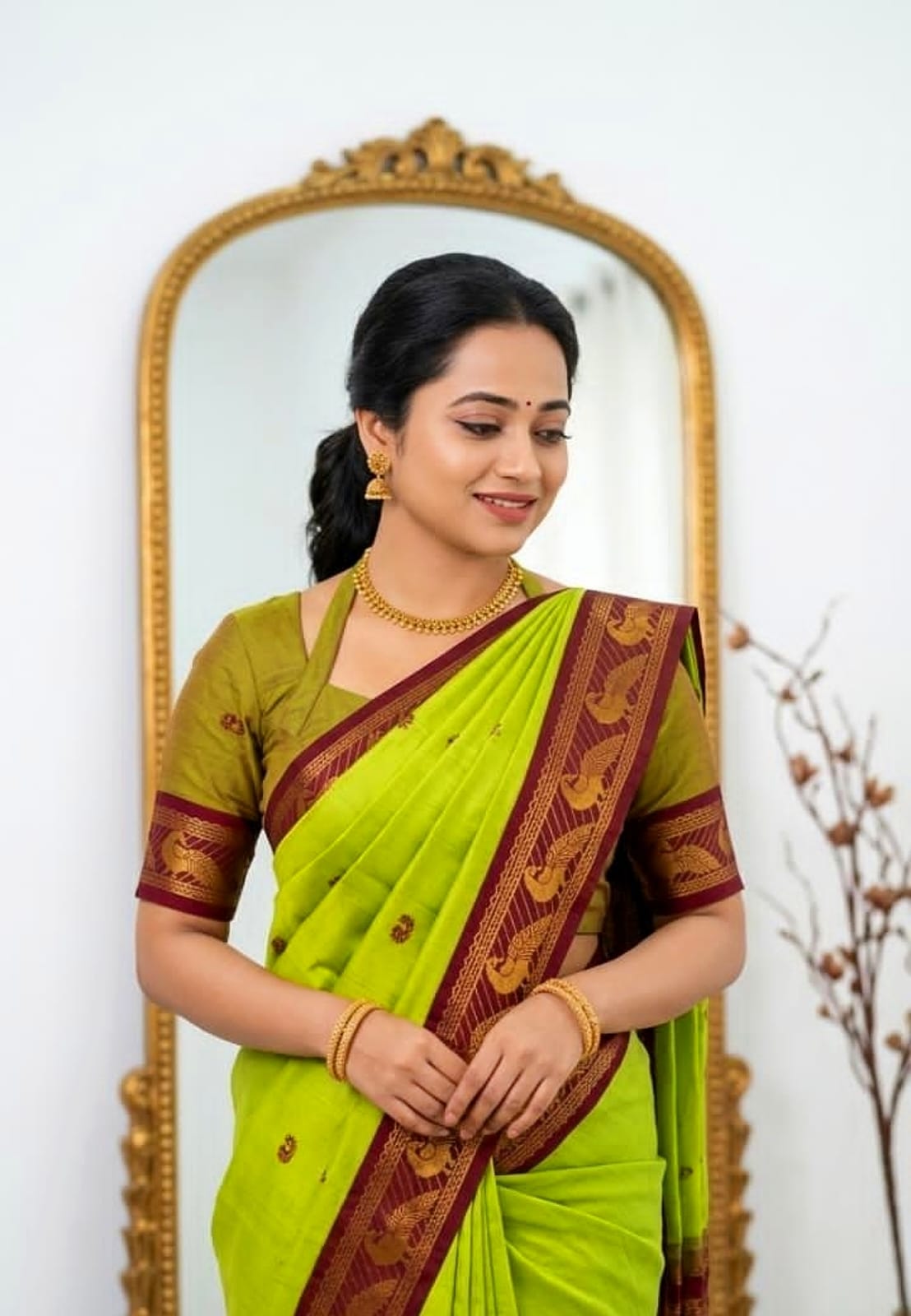 Kalyani Silk Annam Butta Saree