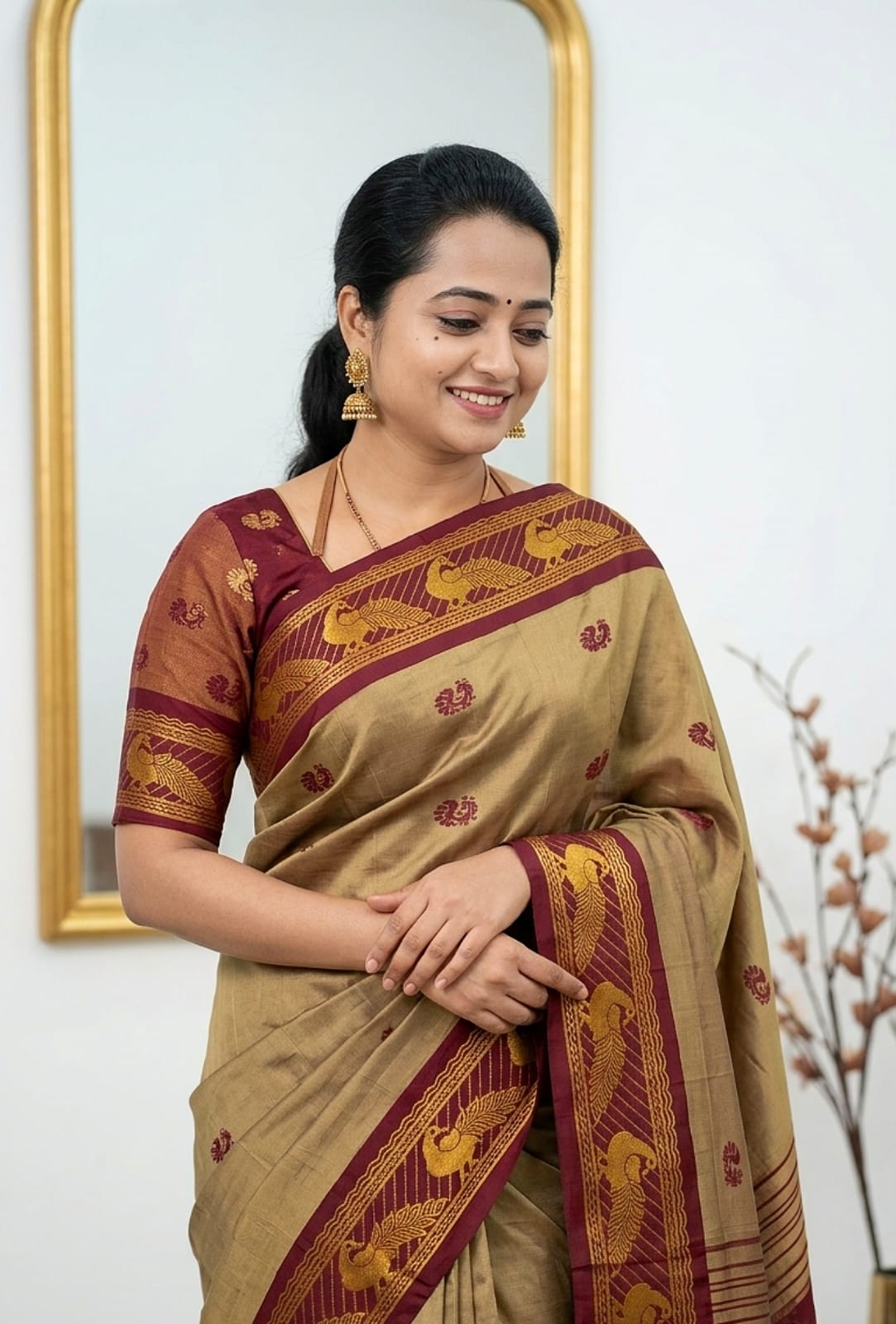 Kalyani Silk Annam Butta Saree