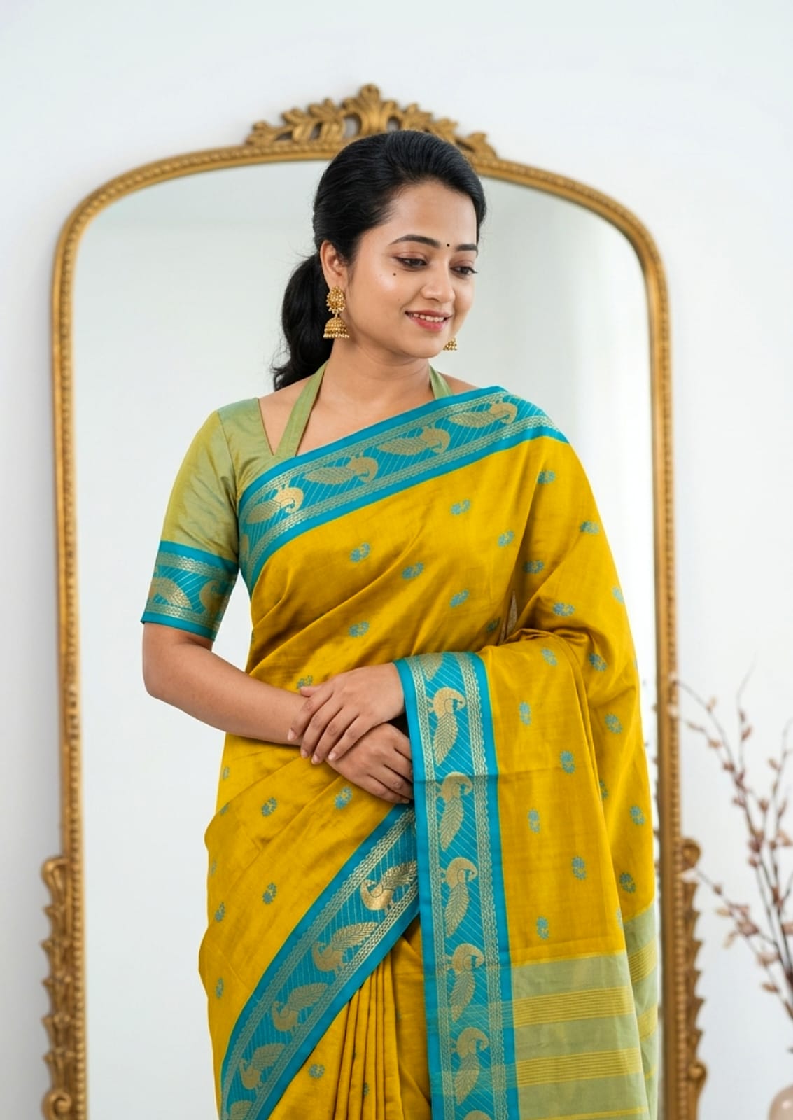 Kalyani Silk Annam Butta Saree