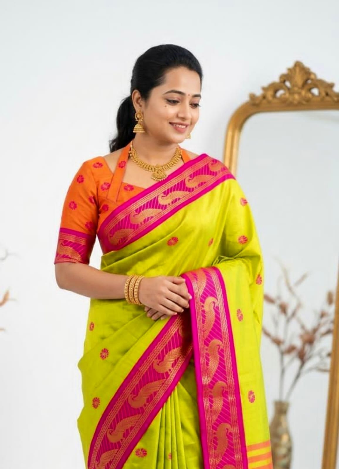 Kalyani Silk Annam Butta Saree