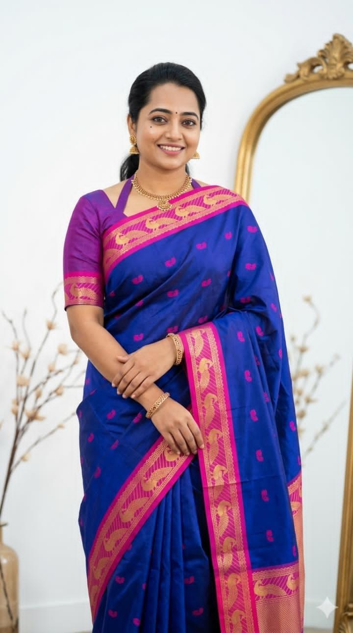 Kalyani Silk Annam Butta Saree