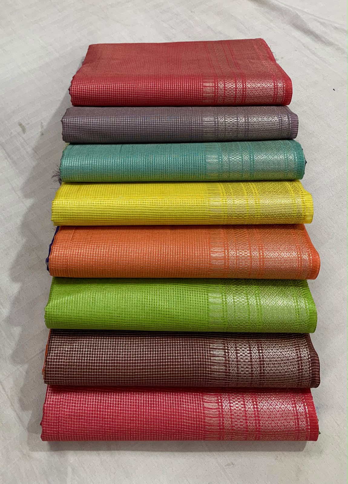 Pallavi Kollam Copper Zari Saree