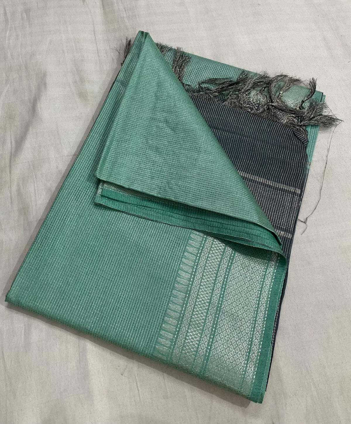 Pallavi Kollam Copper Zari Saree