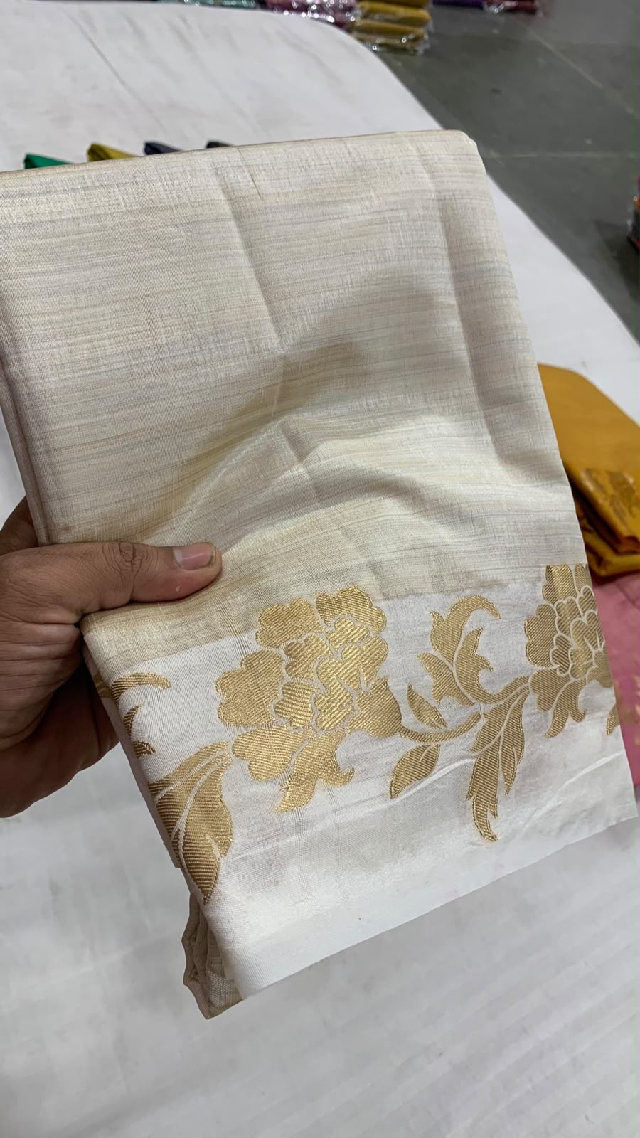 Benarasi Raw Silk Antique Zari Saree