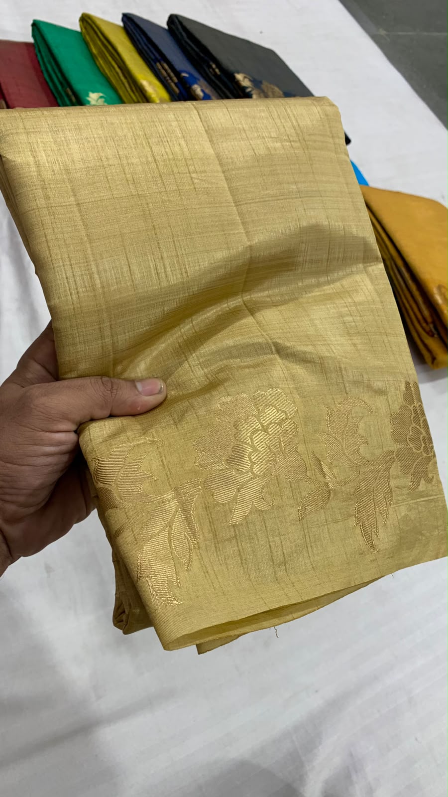 Benarasi Raw Silk Antique Zari Saree